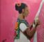 Imagen de Obra decorativa ''MESTIZA  MAYA''