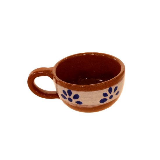 Imagen de Taza de barro blanca